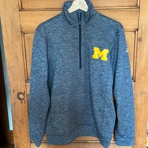 Adidas UofM Half Zip Sweater S